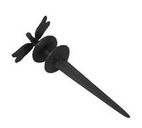 PACKOVE Guide de Tuyau D'arrosage en Fonte Noire Vintage Piquet Résistant aux Intempéries, Support Décoratif pour Jardin et Aménagement Extérieur