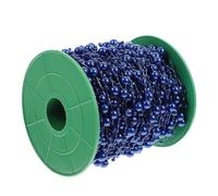 PACKOVE Guirlande de Perles Artificielles en Abs, 60 Mètres, Couleur Bleu Roi, Chaîne de Perles Décoratives pour Loisirs Créatifs, Bouquet, Mariage et Décoration Couleur Couleur Aléatoire