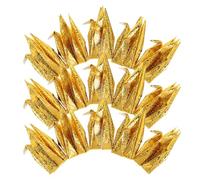 PACKOVE Guirlande Décoration Élégante Légères et Faciles à Suspendre de 50 Grues en Papier Origami Doré 10 Cm Symbole de Vœux et D'espoir pour Bureau ou Petites Pièces