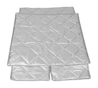 PACKOVE Housse de Congélateur Isotherme 70x70 Cm en Oxford 5 Couches Double Face Coton Isolant et Aluminium, Protection Extérieure Imperméable Anti-UV Magnétique pour Réfrigérateur