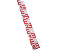 PACKOVE Indicateur de Niveau D'eau en Acier Inoxydable Rouge Surface Lisse, Règle de Mesure pour Réservoirs et Lacs, pour Usage Professionnel en Hydrologie