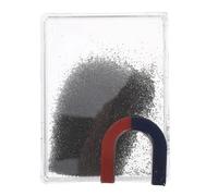 PACKOVE Instrument Physique Boîte à Poudre de Fer Magnétique pour Expériences Scolaires et Démonstration Champ Magnétique Copeaux Fer