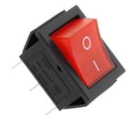 PACKOVE Interrupteur à Bascule Bateau Étanche 6 Broches 3 Positions LED Rouge pour Panneau Électrique Équipement Marin et Utv, Bouton Marche/arrêt Haute Puissance Solide Usage Extérieur