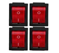 PACKOVE Interrupteur à Bascule pour Générateur Essence 2-3kw et 5-8kw, 4 Broches, Lot de 4, Haute Performance, Résistant la Chaleur Chocs, Compatible Maintenance Générateur Extérieur