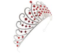 PACKOVE Invité Couronne Pour Les Filles Couronne De Mariée De Mariage Pour La Fête De Mariage Rose Royal Célibataire Mariées Couronne Pour La Mariée Accessoires Être Tiare Alliage