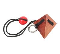 PACKOVE Jouet de Déverrouillage en Bois pour Garçon et Filles et Adultes Puzzles Éducatifs et Relaxants Boucle Intellectuelle en Bois Activité de Démêlage pour Famille