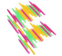 PACKOVE Kit de 100 Bigoudis Permanents Spirales Grands, Bigoudis pour Boucles Volumineuses, Tiges à Friser Creuses, pour Femmes, Cheveux Longs, Coiffure Permanente à Couleur Aléatoire