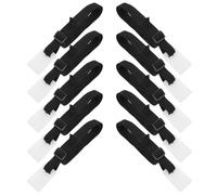 PACKOVE Kit de Fixation Sangles pour Couverture Solaire de Piscine | Plastique et Nylon, Plaques et Boucles Incluses, pour Enrouleur, Piscine hors Sol, Sol Souple
