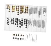 PACKOVE Kit De Réparation De Montre avec Boîte De Rangement Tige De Couronne Et Barrette à Ressort pour Entretien Horloger