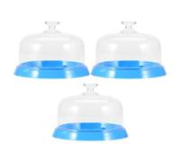 PACKOVE Kit de Réparation Montre 3pcs Support de Plateau en Plastique Boîtier Antipoussière et Design Anti-poussière pour Atelier de Réparation Horlogère