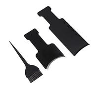 PACKOVE Kit De Teinture Cheveux 3 Pièces Planche De Surbrillance Peigne à Coloration Brosse Pinceau Coiffure Professionnelle Salon Et Usage Maison Noir