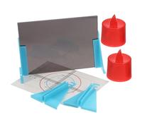 PACKOVE Kit D'expériences Pédagogiques de Physique Ensemble D'expériences Pédagogiques de Physique Plastique Blanc Démontre les Principes D'imagerie Optique Réflexion pour Élèves