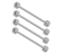 PACKOVE Kit D'outils De Réparation Montre Tiges à Vis Acier Robustes 20mm, Connecteurs Goupilles Bracelet Montre, Accessoires Horloger pour Entretien Professionnel Et Usage Quotidien