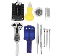 PACKOVE Kit Horloger 31 Pièces en Acier Inoxydable et Plastique Outils de Réparation de Montres et Retrait de Maillons pour Entretien et Remplacement de Bracelets