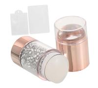 PACKOVE Kit Tampons à Ongles Outils De Nail Art à Double Extrémité Accessibles Pour French Manucure Et Stamping