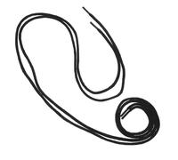 PACKOVE Lacets Noirs Ignifugés 100 Cm pour Chaussures de Soudeur, Résistants à Haute Température, Lacets Plats Robustes Adaptés aux Bottes de Travail et Randonnée, Cordons de Sécurité