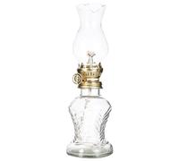 PACKOVE Lampe à Huile Vintage en Verre Abat-Jour Détachable, Facile à Utiliser et Installer, Lanterne Décorative pour Maison, Style Classique Campagne