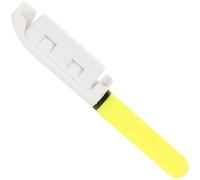 PACKOVE Lampe D'alerte Électronique Verte pour Canne à Pêche Détecteur de Touche Lumineux Portable sans Accessoires Bâton Lumineux Sensible pour Pêche en Mer