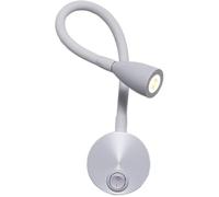 PACKOVE Lampe de Lecture Murale LED 3w en Aluminium Blanc Col Flexible pour Chambre, Design Moderne et Simple, pour Lire Lit Confortablement Plusieurs styles