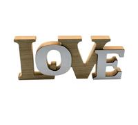 PACKOVE Lettre Décorative et en Bois Love pour pour Décoration Délicate de Mariage et Saint-Valentin, Accessoire pour Fêtes et de Table Fêtes de Table