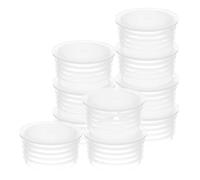 PACKOVE Lot de 10 Bouchons Ronds en Plastique pour Caisse à Légumes et Pots de Fleurs, Étanches, Faciles à Installer, pour Balcon et Jardin Extérieur