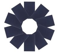 PACKOVE Lot de 10 Couvertures de Reliure en Papier Cartonné Bleu Marine Texturé Sable, Non Perforées, Format 7''x11'', Poids Moyen 200gsm, pour Projets Artisanaux et Rapports