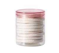 PACKOVE Lot de 10 Démaquillants en Luffa Naturels Lavables Nettoyage Visage Doux et Pratiques pour Utilisation Quotidienne et Voyage