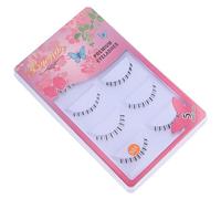 PACKOVE Lot De 10 Paires De Faux Cils Inférieurs à Tige Transparente Naturels Maquillage Femmes Usage Quotidien