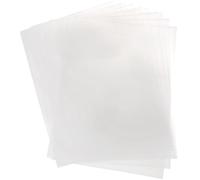 PACKOVE Lot de 10 Pochettes Porte-documents A4 23x32 Cm en Polypropylène Rigide Transparent, Protège-documents pour Bureau et Études, Rangement Papier et Dossiers Scolaires Multifonctions