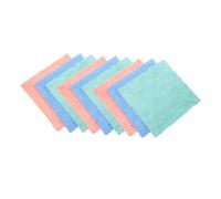 PACKOVE Lot De 10 Serviettes Microfibre Démaquillantes Visage 30x30 Cm Absorbantes Couleurs Assorties Pour Femmes Usage Maison Et Voyage