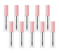 PACKOVE Lot de 10 Tubes de Mascara Vides 10ml en Plastique Rose pour Maquillage des Yeux, Flacons DIY pour Stockage de Mascara, pour Usage Maison