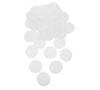PACKOVE Lot de 100 Disques de Coton Démaquillant en Coton Blanc Épaissi Double Face, Lingettes Nettoyantes Visage, pour Peau Sensible et Routine Soin à Domicile