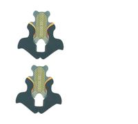 PACKOVE Lot De 100 Plateaux à Ongles Allongés Forme Queue De Poisson Vert Pour Extension D'ongles à Usage Professionnel Et Domestique Accessoire Nail Art Guide Numéroté