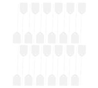 PACKOVE Lot de 1000 Étiquettes de Prix Blanches en Papier avec Ficelle Nouée, Forme Rectangulaire ou Aléatoire, pour Vêtements et Papeterie, Faciles à Suspendre et Retirer