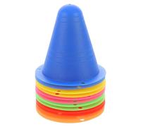 PACKOVE Lot de 12 Cônes D'entraînement en Plastique PE Multifonction pour Garçon et Filles et Jeunes Athlètes, Faciles à Installer, pour Danse de Rue et Exercices en Intérieur