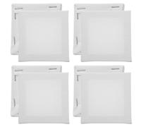 PACKOVE Lot de 12 Mini Panneaux à Peindre 7x7 Cm en Coton, Cadres de Peinture Polyvalents pour Tableaux à L'huile, Supports Légers pour Garçon et Filles et Artistes, Fournitures Créatives