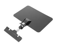 PACKOVE Lot de 12 Sets de Porte-étiquettes Prix Imperméables A6 en Polypropylène Noir, Double Face Réutilisable Clip Rotatif, Mini-tableaux Noirs Effaçables pour Supermarchés, Restaurants