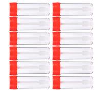 PACKOVE Lot de 12 Tubes de Prélèvement d'Échantillons Fécaux en Plastique Bouchon à Vis pour Collecte et Analyse en Laboratoire