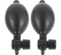 PACKOVE Lot de 2 Balles de Gonflage en Latex avec Soupape de Purge D'air, Bulbe de Manomètre pour Tensiomètre Manuel, Accessoires de Gonflage Adaptés à Oreillers Gonflables, Coussins