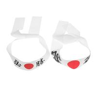PACKOVE Lot De 2 Bandeaux De Chef Bandeau De Karaté Hachimaki Bandeau De Sushi Bandana Hachimaki Pour Karaté 91 4 Cm