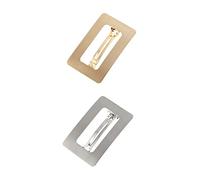 PACKOVE Lot de 2 Épingles à Cheveux à Ressort en Grosse Taille Design Géométrique Accessoires Élégants pour Toutes Sortes de Cheveux