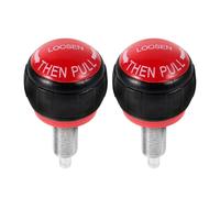 PACKOVE Lot de 2 Goupilles de Traction en Fer M16x32mm pour Vélo D'appartement Poignée Ergonomique et Réglage Facile Résistance pour Équipement Fitness Maison