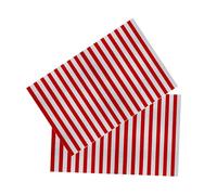 PACKOVE Lot de 2 Nappes Rayées Imperméables en Plastique Rectangulaires, Pratiques pour Décoration de Table Cuisine Familiale