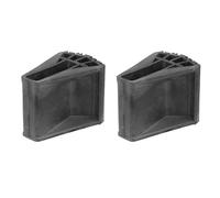 PACKOVE Lot de 2 Patins Pied Echelle Antidérapants en Pvc Noirs pour Stabiliser et Protéger les Pieds D'échelle Pliantes, Accessoires Indispensables pour Sécurité Escalier