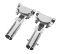 PACKOVE Lot de 2 Pinces en Fer Universelles pour Manche de Balai à Franges, Accessoire de Fixation Robuste et Multidirectionnel, Compatible Balais Professionnels, pour Entretien