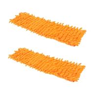 PACKOVE Lot de 2 Serpillères Absorbantes pour Balai à Franges Réutilisables et Lavables Accessoires de Nettoyage pour Sols Compatible Coins et Fenêtres Doux et Non Rayant