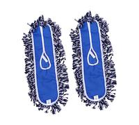 PACKOVE Lot De 2 Serpillières en Fil De Coton 60 Cm, Absorbantes Et Lavables, Remplacement De Chiffon De Vadrouille pour Nettoyage Domestique, Multi-Surfaces, Usage Réutilisable