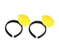 PACKOVE Lot De 2 Serrage-têtes Citron Fantaisie Pelucheux, Bandeau De Déguisement Fruit 3d, Accessoire De Cheveux Amusant Pour Garçon Et Filles Et Adultes, Fête Carnaval Et Vacances