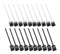 PACKOVE Lot de 20 Brosses de Rasage pour Hommes Brosse de Nettoyage à Long Manche en Poils Doux Accessoires Multifonctionnels pour Rasoirs Électriques Nettoyage Précis et Entretien