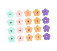 PACKOVE Lot De 20 Patchs Autocollants En Forme De Fleur Pour Le Visage Petits Autocollants Pour Adhésifs Adhésifs Pour Cicatrices Autocollants Pour Cicatrices